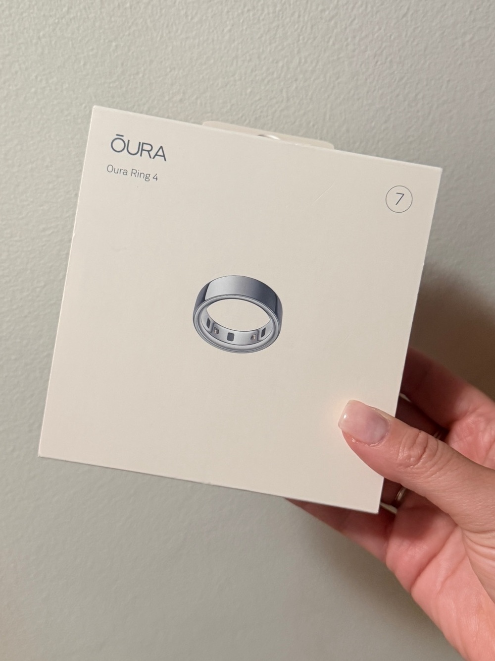 Ōura Ring 4 — Silver (Size 7)